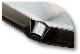 lay-flat systeem perfect vlakliggende pagina's